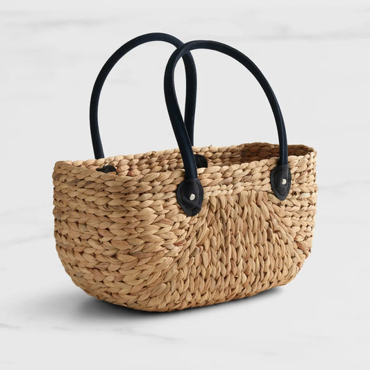 Picnic Carry Basket Black Handles