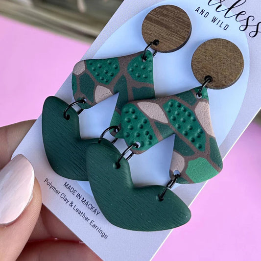 Avery Green Earrings