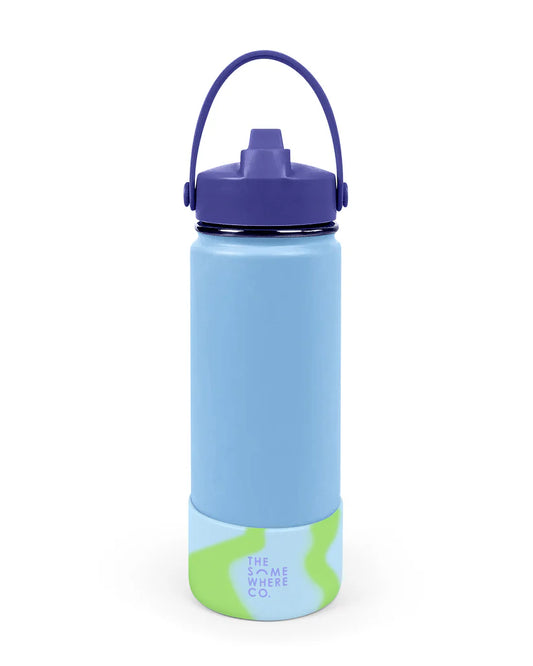 Stainless Steel Reusable Bottle Swirl 500ml