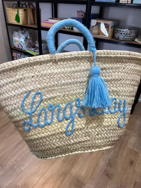 Straw Basket Bag Tassels -  Western Beach Collection