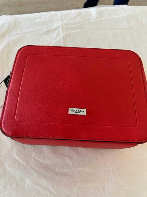 Vera may red discount handbag